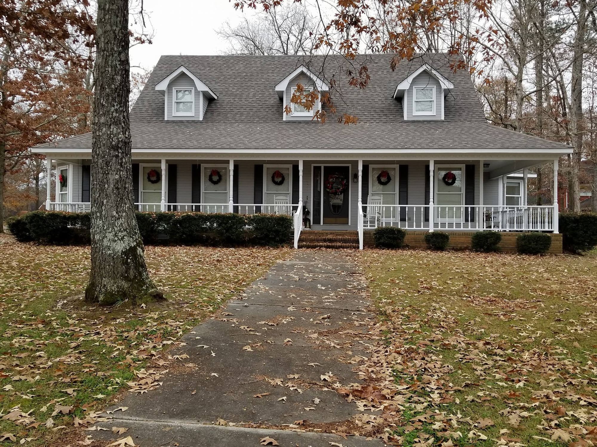 Front porch and exterior, project photo supplied by Pope's Painting